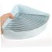 BESPORTBLE Small Pet Ceramic Toilet Cat Toilet Hamster Bunny Clean Equipment Chinchilla Potty Tray Ceramics 24x18.5cm Sky-blue - Buy Online on GoSupps.com