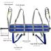 Patient Aid Padded Toileting Sling Patient Full Body Lift Walking Sling Durable And Sturdy Straps for Moving Patients To And From Commodes And Toilets - Buy Online on GoSupps.com