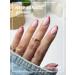 24Pcs/Set Press On Nails Mid Length Pink False Nails Acrylic Fake Nails Full Cover Nails Tips Artificial Finger Manicure Press on nails for Women and Girls - Buy Online on GoSupps.com