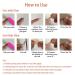 Enppode French Tip Press on Nails Medium 24 PCs/Set - Butterfly Design Acrylic Fake Nails for Women - Buy Online on GoSupps.com