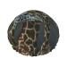 Giraffe at sunset Printed Shower Cap Bath Cap Waterproof Shower Caps Fits All Head Sizes All Hair Textures for Women Hair Bath Caps