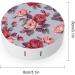 Red Roses Floral Contact Lens Case - Portable Travel Storage Box for Contacts - Buy Online on GoSupps.com
