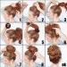 CLOTHOBEAUTY Extra Small Kids Hair Bun Donut Maker - 3 Piece Set | Ring Style Chignon Doughnut Shaper for Short and Thin Hair - 2.5 inches Brown - Buy Online on GoSupps.com