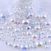 10g Multi-Size White Pearl Beads Nail Charms - Imitation Pearl & AB Rhinestones for Nails - Nail Art Decorations - Buy Online on GoSupps.com