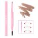 NIYET Eyebrow Pencil - Long-Lasting, Waterproof & Sweatproof Soft Brown for Daily Brow Makeup | 1 Count - Buy Online on GoSupps.com