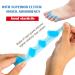 Toe Spreader Silicone | Hallux Valgus Correction & Bunion Relief | Gel Separator for All Toes | Comfort & Protection 6x Blue - International Shipping - Buy Online on GoSupps.com