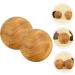 Fomiyes 4-Piece Wooden Massage Globe Set - Hand Face Foot & Neck Massage Tool for Relaxation & Therapy - Buy Online on GoSupps.com