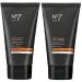 No7 (LOT DE 2) Nettoyant visage nergisant pour hommes x 150 ml et Gommage visage nergisant pour hommes x 150 ml