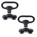 ND M-lok QD Sling Mount Adapter and Sling Swivel 1.25 inch 2 pieces (black)