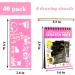 Gddochn 40 Pcs Scratch Notebooks Set | Scratch Art Paper Rainbow Mini Notes with Wooden Stylus and Drawing Stencils for Kids Crafts - Buy Online on GoSupps.com
