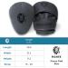 FIGHTR Premium Boxing Mitts - Ideal Padding & Stability | Boxing & MMA Focus Mitts with Carry Bag | All Black - Buy Online on GoSupps.com