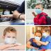 Cute Kids Face Mask - 3 Ply Protective Earloop Disposable Masks with Dinosaur Print 50PCS - Buy Online on GoSupps.com
