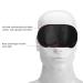 Satin Sleep Mask Blindfolds - 12 Pack Bulk Set with Nose Pad for Men and Women, Black - Buy Online on GoSupps.com