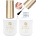 UNA GELLA 2Pcs Nail Glue 4 in 1 for Acrylic Nails, Super Strong U V Nail Extension Glue for Fake Nails, Brush On Nail Glue Gel Press On Nails Long Lasting for False Nails, Nail Repair Treatment 2p Nail Glue