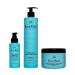 Rosebaie Keratin and Castor Oil Kit, Moisturizing Elements, Sulfate and Paraben Free, 3 units (Lot 1)