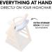Hauck Alpha+ White Storage Box - Compact and Practical Organizer for Highchair - Buy Online on GoSupps.com