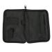 Fublazeze Blood Glucose Meter Storage Bag Blood Pressure And Oxygen Meter Carrier Organizer Black Zipper Storage Bag Household Diabetes Bag