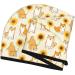 Hair Towel Wrap - Quick Drying Turban with Button | Shiba Inu & Sunflower Design - Buy Online on GoSupps.com