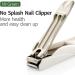 No Splash Nail Clippers - 100% Medical Grade Stainless Steel, Professional Cutter with Detachable Catcher Shell for Fingernail and Toenail - Maximum Sharpness - White - Buy Online on GoSupps.com