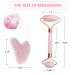 Gua Sha Facial Tools Set - Rose Quartz & Jade Stone Face Roller for Anti-Aging Wrinkle Relief & Eye Puffiness Shop Natural Beauty Skin Care Online - Buy Online on GoSupps.com