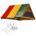 Mofeez 52" x 90" Swing Set Replacement Tarp for Play Set Outdoor, Multi-Color