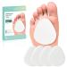Welnove Metatarsal Foot Pads for Pain Relief - 20 Pieces Ball of Foot Cushion for Women & Men - 1/4" Thick Adhesive Foam Felt Pads Forefoot and Sole Support Metatarsalgia Plantar Fasciitis Neuroma