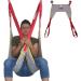 Toileting Full Body Heavy Duty Patient Lift Sling Bathroom Transfer Hammock 4-Point Transfer Sling Hoist for Lifting Elderly Divided Leg Shower Sling Patient Full Body Lift Sling 1