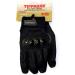 TIPPMANN Hard Knuckle Tactical & Paintball Gloves - Black, One Size | Durable, Protective Gear - Buy Online on GoSupps.com
