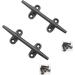 316 Stainless Steel Black Cleat Dock Marine Open Base Cleats 5 Inch - Set of 2 - Buy Online on GoSupps.com