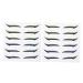 NOLITOY 12 Pairs Glitter Eyeliner Makeup Stickers Green Tape Double Eyelid Strips Skin Patch Flash Miss