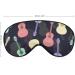 Multicolored Guitars Sleep Mask - Adjustable Strap, Blocks Light - for Men and Women - Buy Online on GoSupps.com