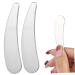 PAMINGONO 2pcs Cosmetic Spatula Cosmetics Spatula Skincare Spatula Makeup Spatula Mask Spoon Stainless Steel