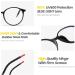 Tofox Kids Glasses | Prescription-Free Blue Light Filter Anti-Reflective | Reduce Eye Strain | Silicone Golden Glasses for Children - Buy Online on GoSupps.com
