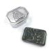 Irish Pewter Box with Harp and Connemara Marble Wishing Stone