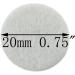 200PCS 3/4 Inch White Felt Circle Appliques for Sewing and Crafts - Buy Online on GoSupps.com