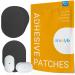 Amolyfe Waterproof Dexcom G6 Adhesive Patches 30 Pack Sensor Covers for Dexcom G6 + 2 Reusable Cap as Sensor Shield Truly Bump-Proof 10-14 Days Long-Lasting Medical Adhesive (BLK)