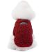 Shop Tineer Winter Lamb Kashmir Coat for Small & Medium Dogs - Warm Fleece Jacket in Red - Buy Online on GoSupps.com