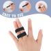 Buy TrelaCo 20 Packs Black Buddy Straps - Washable & Reusable Buddy Tape for Broken Toes & Sprained Fingers - No Slip Padded Hook & Loop Wraps - Buy Online on GoSupps.com