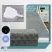 Buy Biosa Intelligent Velvet Ceiling Blanket - Portable Double Heating Lap Blanket for Home & Office | Long Velvet 1.5x0.7m - Buy Online on GoSupps.com