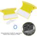 Square Window Cleaner Double Sided Glass Wiper for Bedroom Window and Tiles - Environmentally Friendly - Includes Replacement Cotton Sliver - Buy Online on GoSupps.com