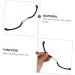 FOMIYES 3pcs Bow Eyebrow Ruler Make up Kit Eyebrow Shaping Kit with Stencils Eyebrow Line Marker Draw a Line - Buy Online on GoSupps.com