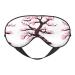 Cherry Blossoms Tree Unisex Elastic Adjustable Buckle Design Blackout Sleep Eye Mask for Home Travel Yoga Office Nap