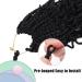 Goddess Box Braids Crochet Hair 10 Inch with Curly Ends | Bohemian Boho 3X Synthetic Braiding Hair for Women (Pack of 7) - 1b - Buy Online on GoSupps.com