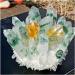 Natural Green Ghost Crystal Cluster Original Stone Reiki Orange Crystals Minerals Specimen Home Decor Full of Texture (Size : 500g) - Buy Online on GoSupps.com