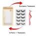 Luxury Cruelty Free Eyelashes Set with Rose Gold Applicator - Bomb Style (5 pairs) - Buy Online on GoSupps.com