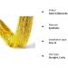 Holographic Sparkle Hair Tinsel Extensions - 220 Strands | Glitter Shiny Straight Hair Extensions for Girls | Party Fun Hair Accessories Gifts - Gold - Buy Online on GoSupps.com