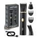AREYZIN Body Hair Trimmer for Men Bikini Trimmer for Women Pubic Hair Removal Body Groomer Kit Electric Shavers for Arms Leg Hair Nose Hair Trimmer Rechargeable IPX7 Waterproof Black