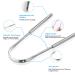 Premium 3pcs Metal Tongue Scraper Set | Stainless Steel Cleaner for Adults & Kids | Removes Bad Breath & Coating | Oral Care Tools - Buy Online on GoSupps.com