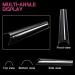 240Pcs Clear Long Coffin Nail Tips - XL C Curve Acrylic Nails for Nail Art Design | Half Cover False Nail Tips with Case - 12 Sizes Included - Buy Online on GoSupps.com
