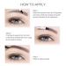 Liquid Eyebrow Pen | Waterproof Brow Pencil with Micro-Fork Tips | Long-Lasting Natural Eyebrows Makeup - Chestnut/Dark Brown - Buy Online on GoSupps.com